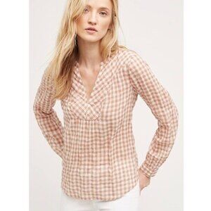 NWT Anthropologie shirt, 2, Orange/Honey